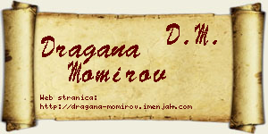Dragana Momirov vizit kartica